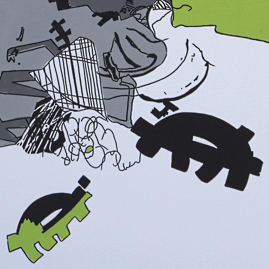 tangerine_segment - Art work by Kirsten Mortimer